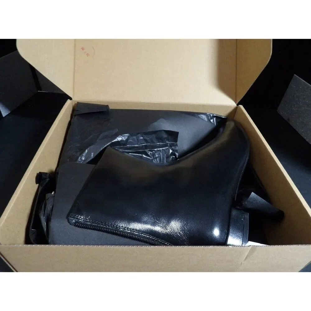 MANGO (MNG) Stretch Ankle Boots - Black (Size US Women's 6, EU 36)